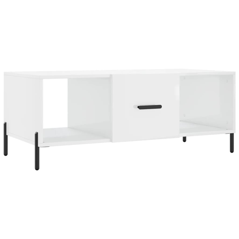 (high gloss white) vidaXL Coffee Table Side Table Sofa Table Telephone Table Engineered Wood