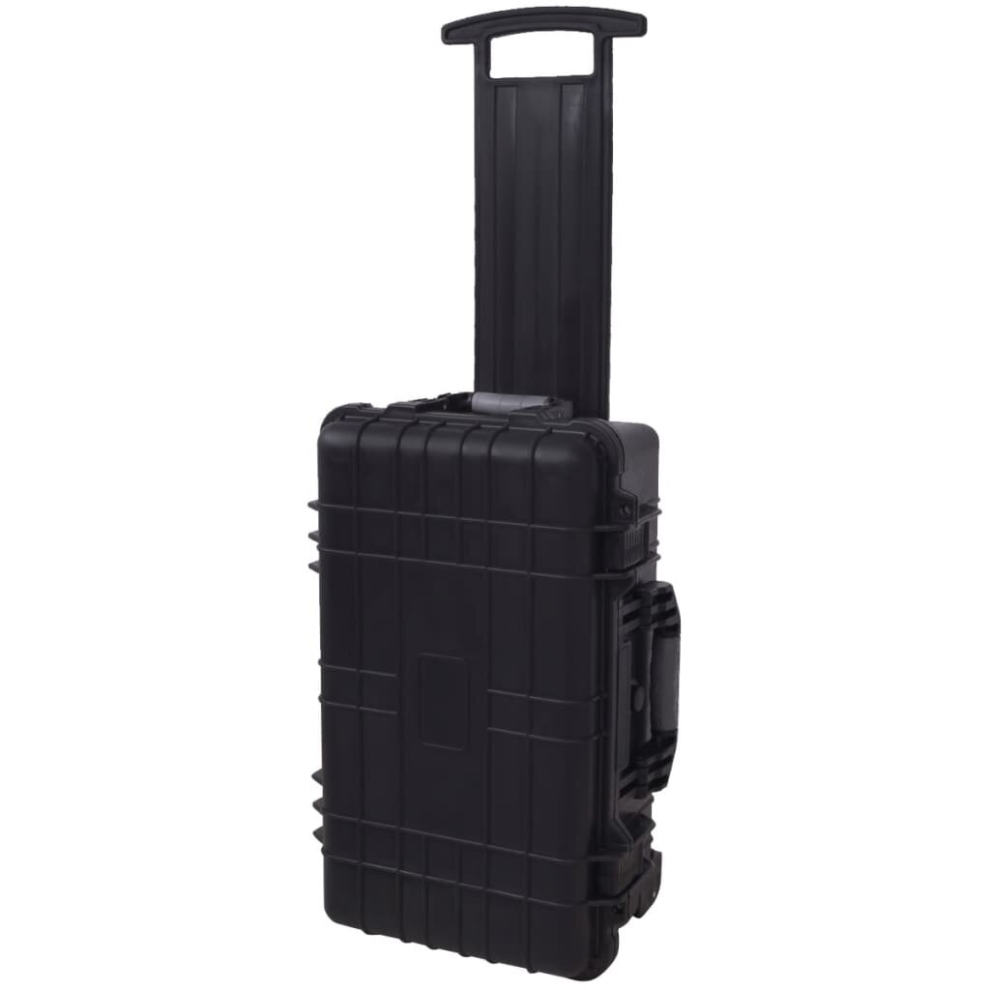 Vidaxl Wheel-Equipped Tool/Equipment Case With Pick & Pluck Transport Carrier