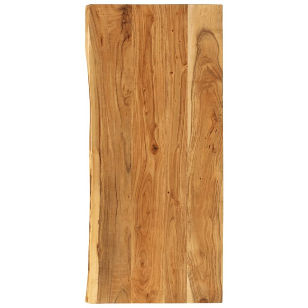 Vidaxl Solid Acacia Wood Bathroom Vanity Top Wooden Countertop Vanity Top