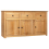 VidaXL vidaXL Solid Wood Pine Sideboard 3 Drawers 3 Doors Storage Chest Side Cabinet 1