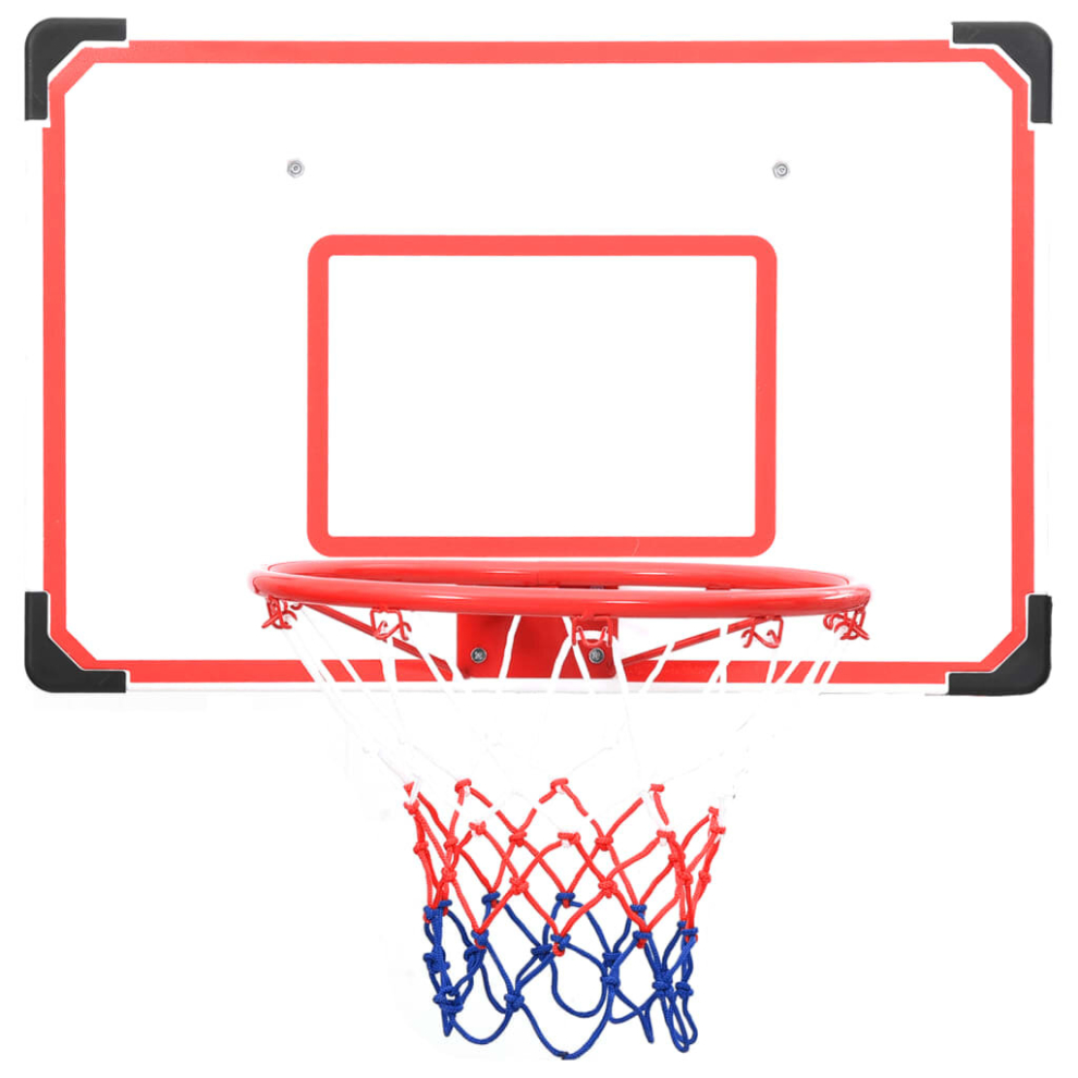 vidaXL Wall Mounted Basketball Backboard Set Five Piece Basketball Hoop Board