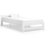 VidaXL vidaXL Solid Wood Pine Bed Frame White 90x200 cm Wooden Bedstead Bed Base 1