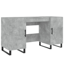 (concrete grey) vidaXL Desk Computer Desk Writing Table Office Table Work Desk Engineered Wood