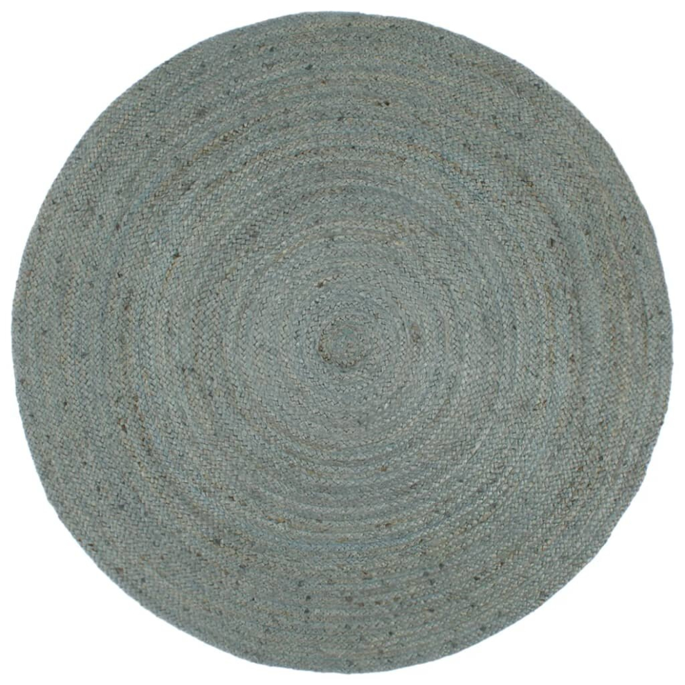 (olive green, 106) vidaXL Handmade Rug Jute Round Room Floor Carpet Multi Colours Multi Sizes