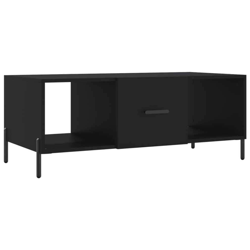 Vidaxl (Black) Coffee Table Side Table Sofa Table Telephone Table Engineered Wood