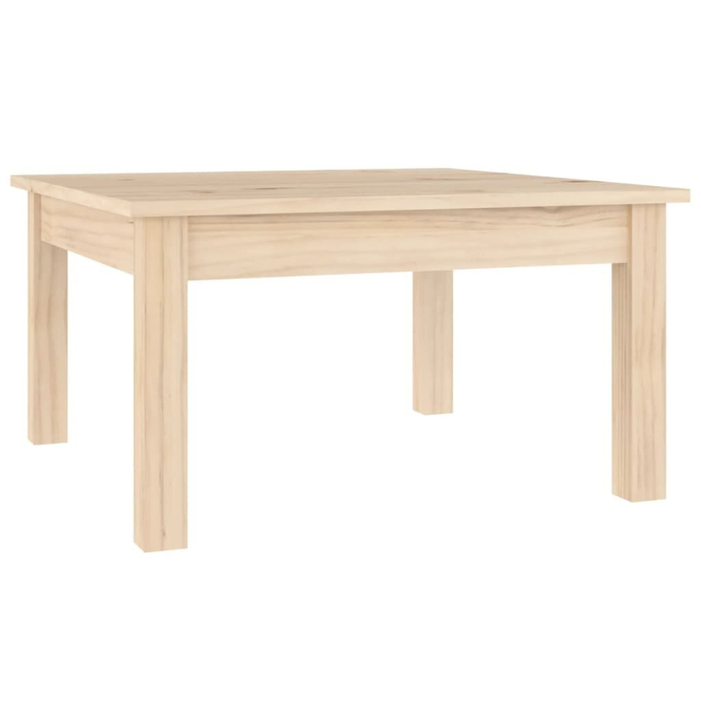 Vidaxl (Brown, 55 X 55 X 30 Cm (L X W X H)) Coffee Table Hallway Side End Table Tea Accent Table Solid Wood Pine