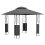 VidaXL vidaXL Pavillon mit Dach Anthrazit 300x300x270 cm Stahl 1