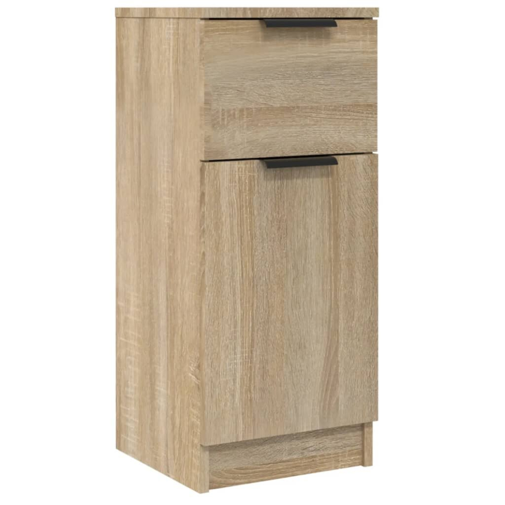 Vidaxl (Sonoma Oak, 1) Sideboard Cabinet Home Organiser Cupboard Side Cabinet Engineered Wood