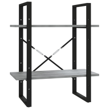 (grey sonoma, 60 x 30 x 70 cm) vidaXL Book Cabinet Home Storage Rack Bookcase Book Shelf Engineered Wood