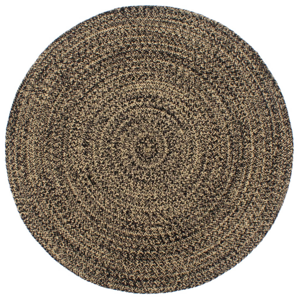 Vidaxl (Black, 81) Handmade Rug Living Room Floor Carpet Home Area Rug Floor Mat Jute