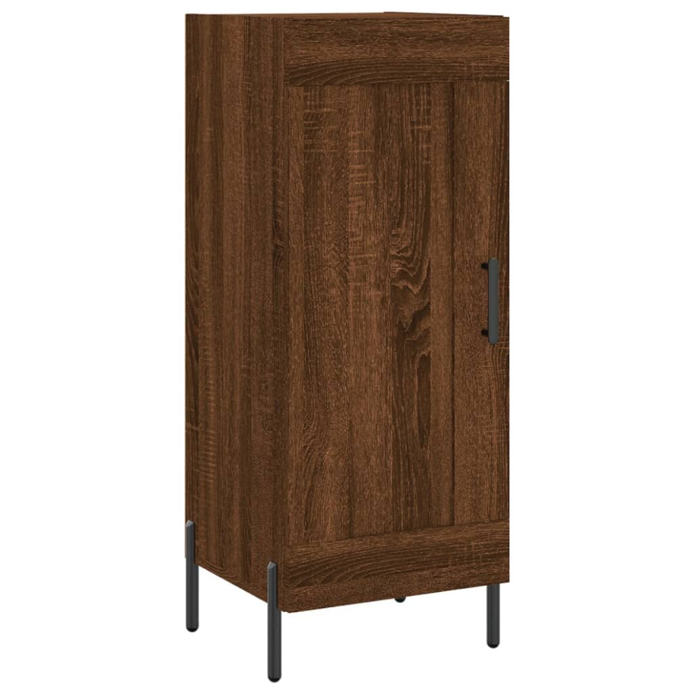 (brown oak) vidaXL Sideboard Storage Side Cabinet Cupboard Sonoma Oak Engineered Wood