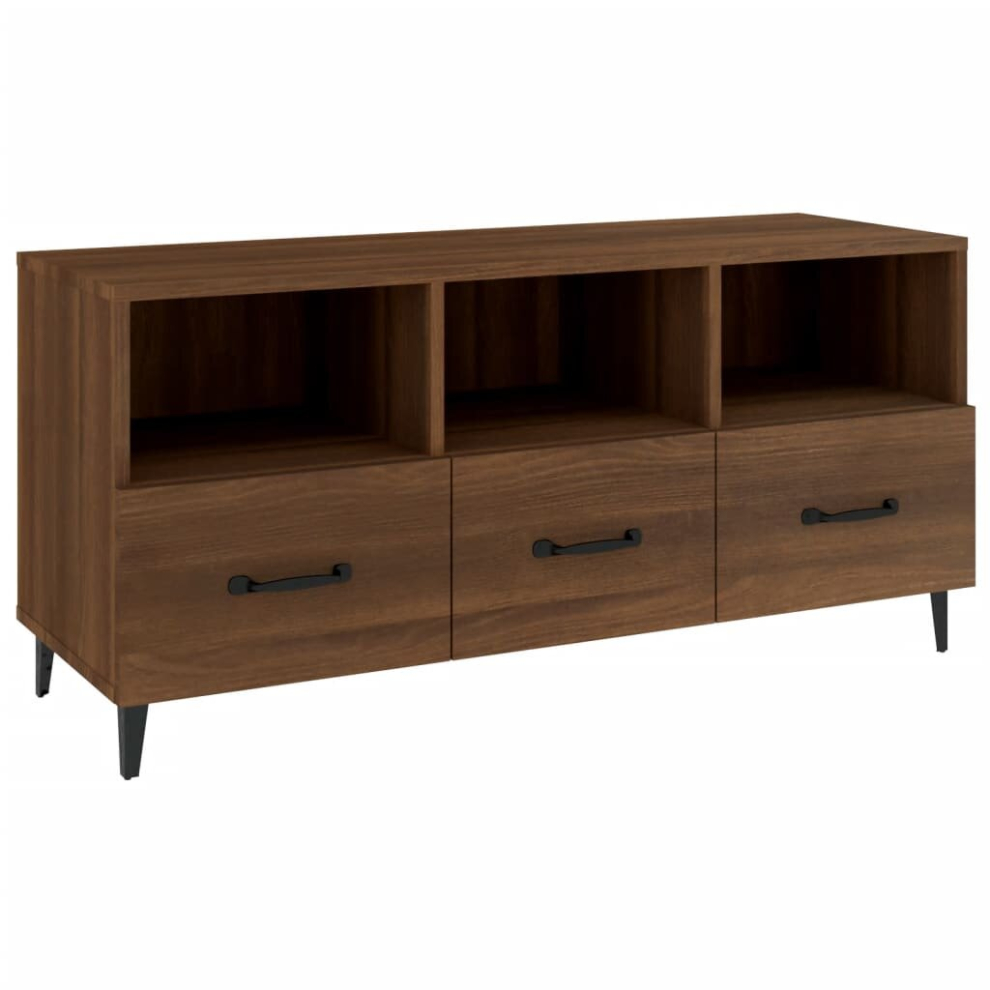 (Brown oak) vidaXL TV Cabinet Engineered Wood TV Console Cabinet Sideboard Multi Colours