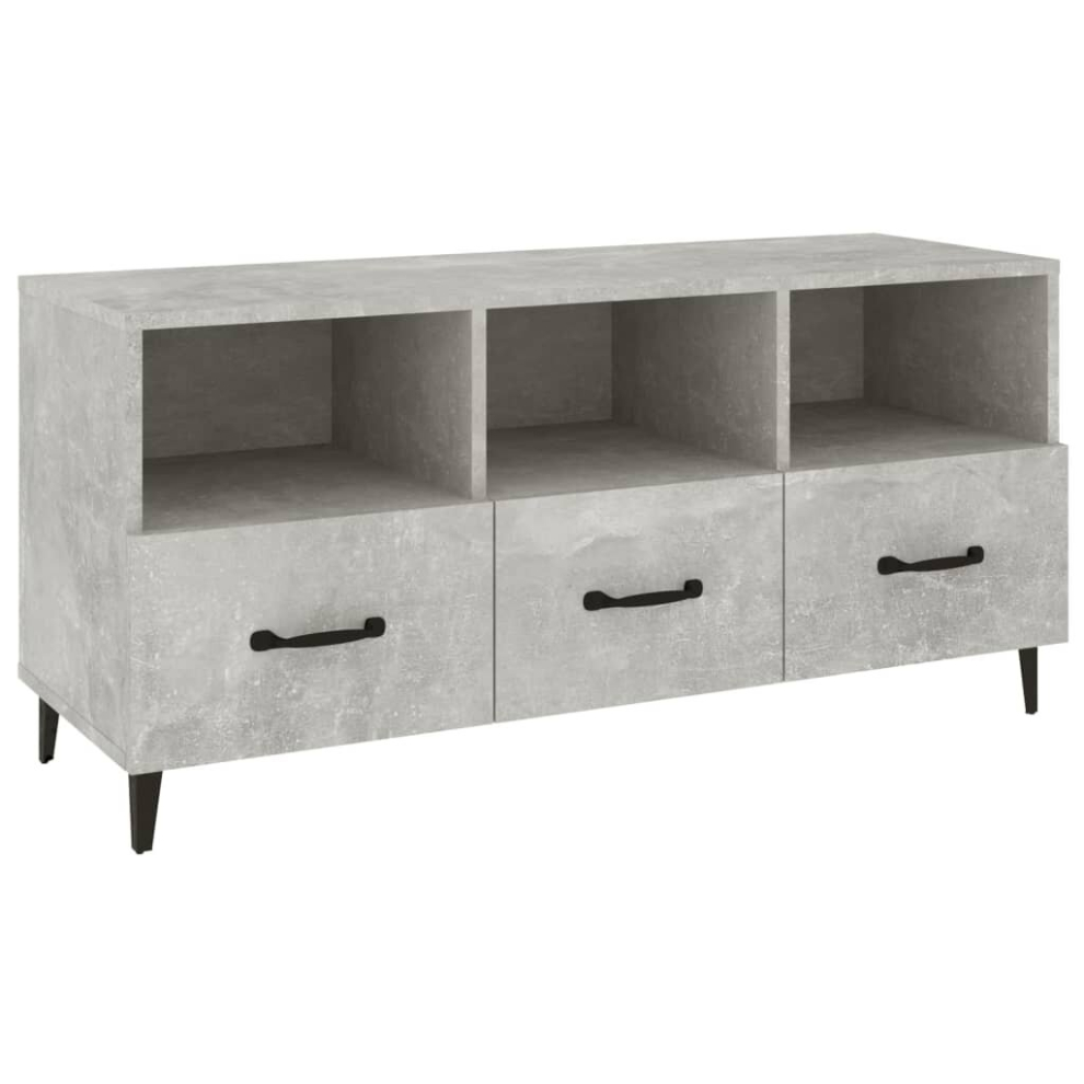 Vidaxl (Concrete ) Tv Cabinet Engineered Wood Tv Console Cabinet Sideboard Multi Colours Grey