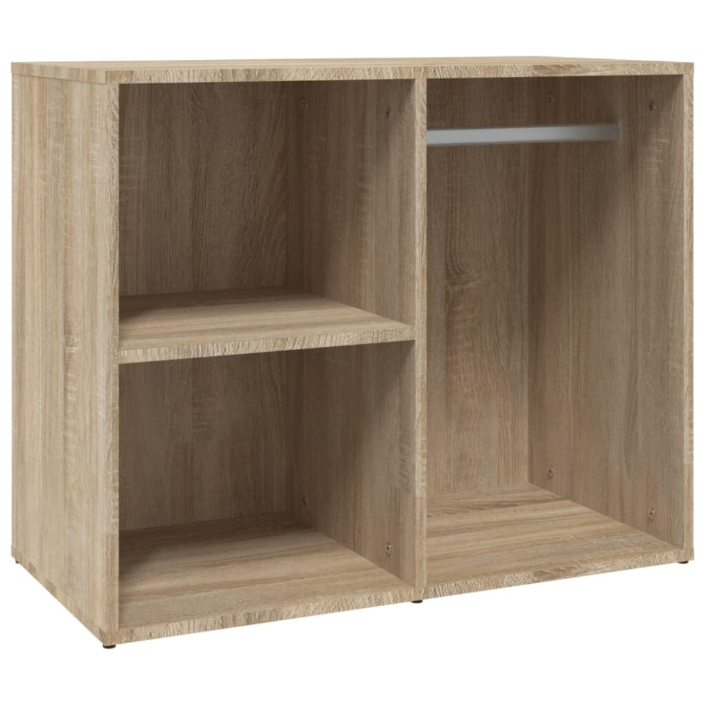 Vidaxl (Sonoma Oak) Dressing Cabinet Dressing Storage Cosmetic Cupboard Engineered Wood