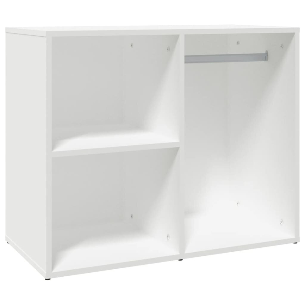 (white) vidaXL Dressing Cabinet Engineered Wood Cosmetic Wardrobe Shelf Multi Colours