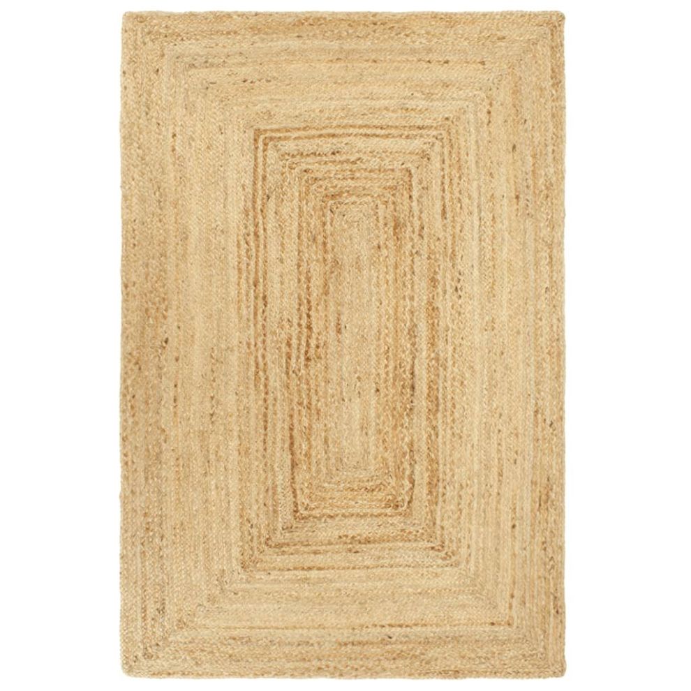 (200x300 cm) vidaXL Handmade Rug Jute Natural Living Room Flooring Area Carpet Multi Sizes