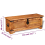 VidaXL Rough Mango Wood Storage Chests Boxes Cases Trunks for Toys/Crafts/Tools Bench 4