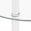 VidaXL vidaXL 2-Tier Side Table Transparent Tempered Glass Home Accent Couch Table 6