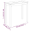 VidaXL vidaXL Bar Table MDF Black 115x55x107cm Home Kitchen Dining Room Furniture 6