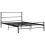 vidaXL sengestel sort metal 140 x 200 cm 4