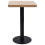VidaXL vidaXL Bistro Table Light Brown 50cm MDF Coffee Bar Dinner Dining Desk Stand 2