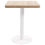 VidaXL vidaXL Bistro Table Light Brown 60cm MDF Coffee Bar Dinner Dining Desk Stand 5