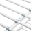 vidaXL Bunk Bed Frame White Metal 140x200cm/90x200cm Solid Bedroom Single Bed 8