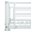 vidaXL Bunk Bed Frame White Metal 140x200cm/90x200cm Solid Bedroom Single Bed 7
