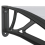 VidaXL vidaXL Türvordach Schwarz 300x100 cm Polycarbonat 6
