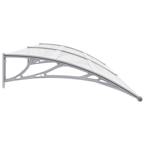 VidaXL vidaXL Türvordach Grau 300x100 cm PC 2