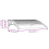 VidaXL vidaXL Türvordach Schwarz 80x75 cm Polycarbonat 7