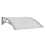 VidaXL vidaXL Türvordach Grau und Transparent 100x75 cm Polycarbonat 2