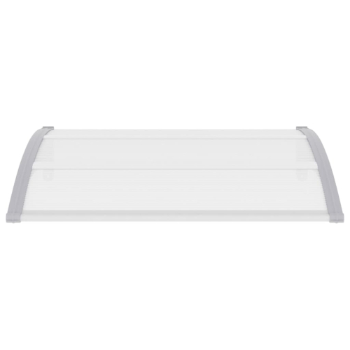 VidaXL vidaXL Türvordach Grau 120x100 cm PC 1