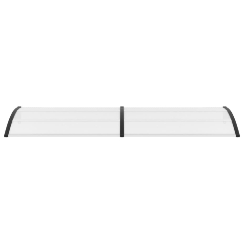 VidaXL vidaXL Türvordach Schwarz und Transparent 300x75 cm PC 1