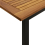 VidaXL vidaXL Garden Table Dining Coffee Table with U-shaped Legs Solid Wood Acacia 8