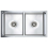 VidaXL vidaXL Handmade Kitchen Sink Stainless Steel Under-mount Kitchen Sink Basin 3