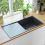VidaXL vidaXL Handmade Kitchen Sink Black Stainless Steel Under-mount Kitchen Basin 5