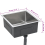 VidaXL vidaXL Handmade Kitchen Sink Stainless Steel Under-mount Kitchen Sink Basin 5