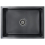 VidaXL vidaXL Handmade Kitchen Sink Black Stainless Steel Under-mount Kitchen Basin 3