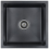 VidaXL vidaXL Handmade Kitchen Sink Black Stainless Steel Under-mount Kitchen Basin 4