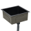 VidaXL vidaXL Handmade Kitchen Sink Black Stainless Steel Under-mount Kitchen Basin 5