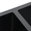 vidaXL Handmade Kitchen Sink Black Stainless Steel Under-mount Kitchen Basin 8