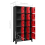 VidaXL vidaXL Locker Cabinet Anthracite and Red Steel Office Storage Cabinet Locker 7