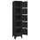 VidaXL vidaXL Locker Cabinet Black 40 cm Steel Storage Home Office Cabinet Furniture 8