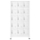 VidaXL vidaXL Schließfachschrank Hellgrau 90x40x180 cm Stahl 8