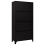 VidaXL vidaXL Locker Cabinet Black Steel Office Indoor Storage Filing Cabinet Locker 7