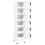 VidaXL vidaXL Locker Cabinet White 40 cm Steel Storage Home Office Cabinet Furniture 6