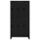 VidaXL vidaXL Locker Cabinet Black Steel Office Storage Locker Cabinet Furniture 5