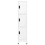 VidaXL vidaXL Locker Cabinet White 45 cm Steel Storage Home Office Cabinet Furniture 5