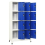 VidaXL vidaXL Locker Cabinet Grey and Blue Steel Office Storage Filing Cabinet Locker 7